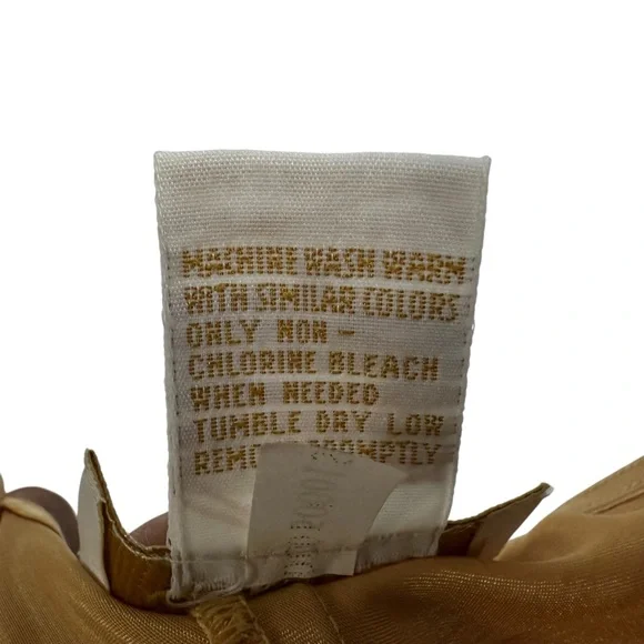 Vtg Victoria's Secret Gold Label Satin Maxi Slip Dress Nightgown Sz Small Gold - Picture 8 of 11